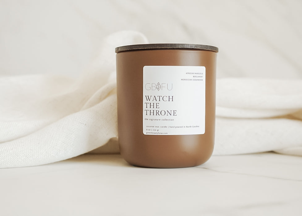 African Marigold + Bergamot + Moroccan Cedar Wood Candle