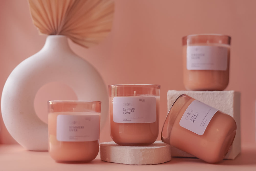 Apple Cider + Glazed Donut Candle